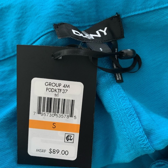 DKNY Solid Pull On Belted Wide Leg Pants - Picture 9 of 12